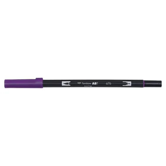 Penselpenna Tombow ABT Dual Brush Pen Royal Purple 676 Handla nu