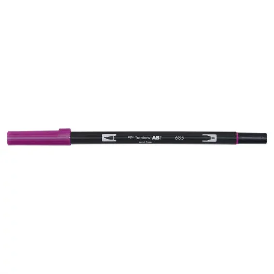 Penselpenna Tombow ABT Dual Brush Pen Deep Magenta 685 Köp online