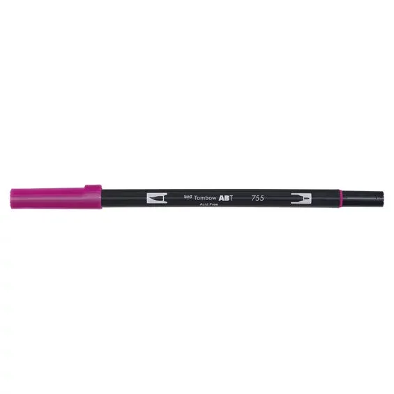 Rea Penselpenna Tombow ABT Dual Brush Pen Rubine Red 755
