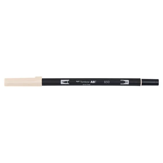 Penselpenna Tombow ABT Dual Brush Pen Beige 850 Fri frakt