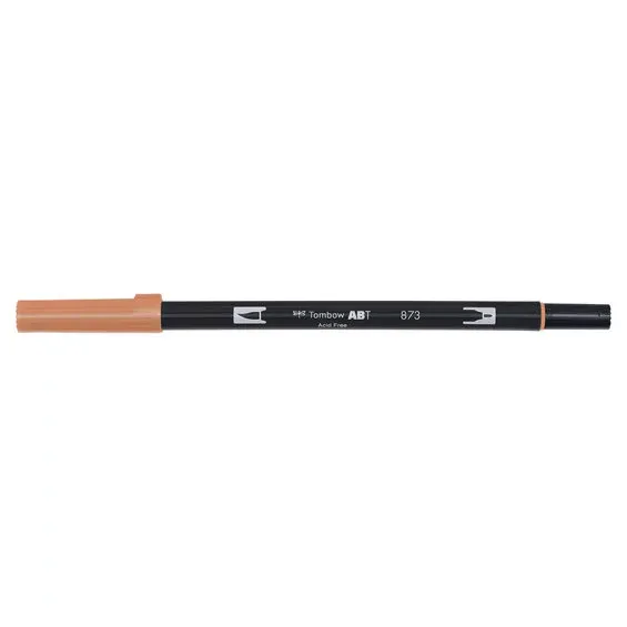 Expressleverans Penselpenna Tombow ABT Dual Brush Pen Coral 873
