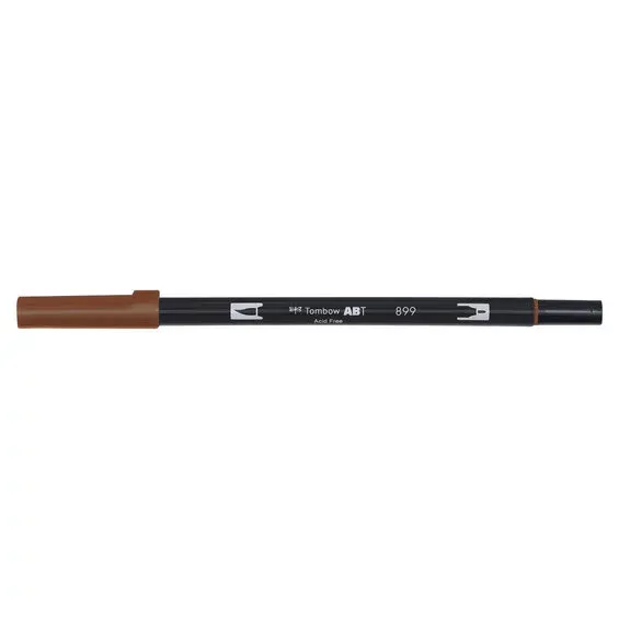 Rea Penselpenna Tombow ABT Dual Brush Pen Redwood 899