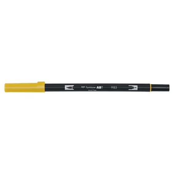 Trygg betalning Penselpenna Tombow ABT Dual Brush Pen Chro.Yellow 985