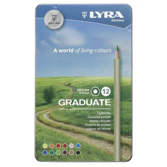 Begränsat erbjudande Lyra Graduate Färgpennor 12p
