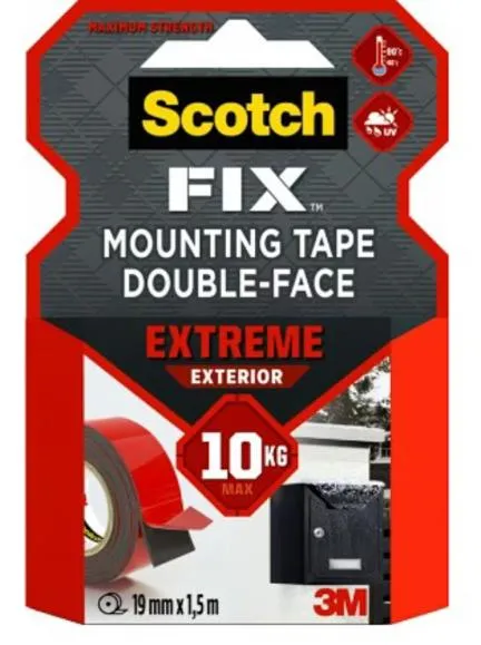 Dubbelhäftande tejp Scotch Fix Extreme Exterior 1,5meter x 19mm Erbjudandepris